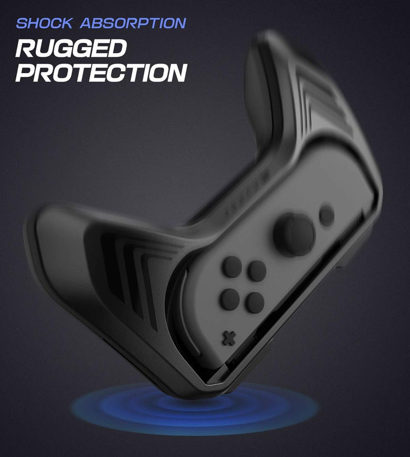 Mumba Hand Grips for Switch OLED JoyCon [2 Pack] Wear Resistant Game Switch Controller Handle Case Kit for Switch Joy Cons (Grip Kit) - Image 3
